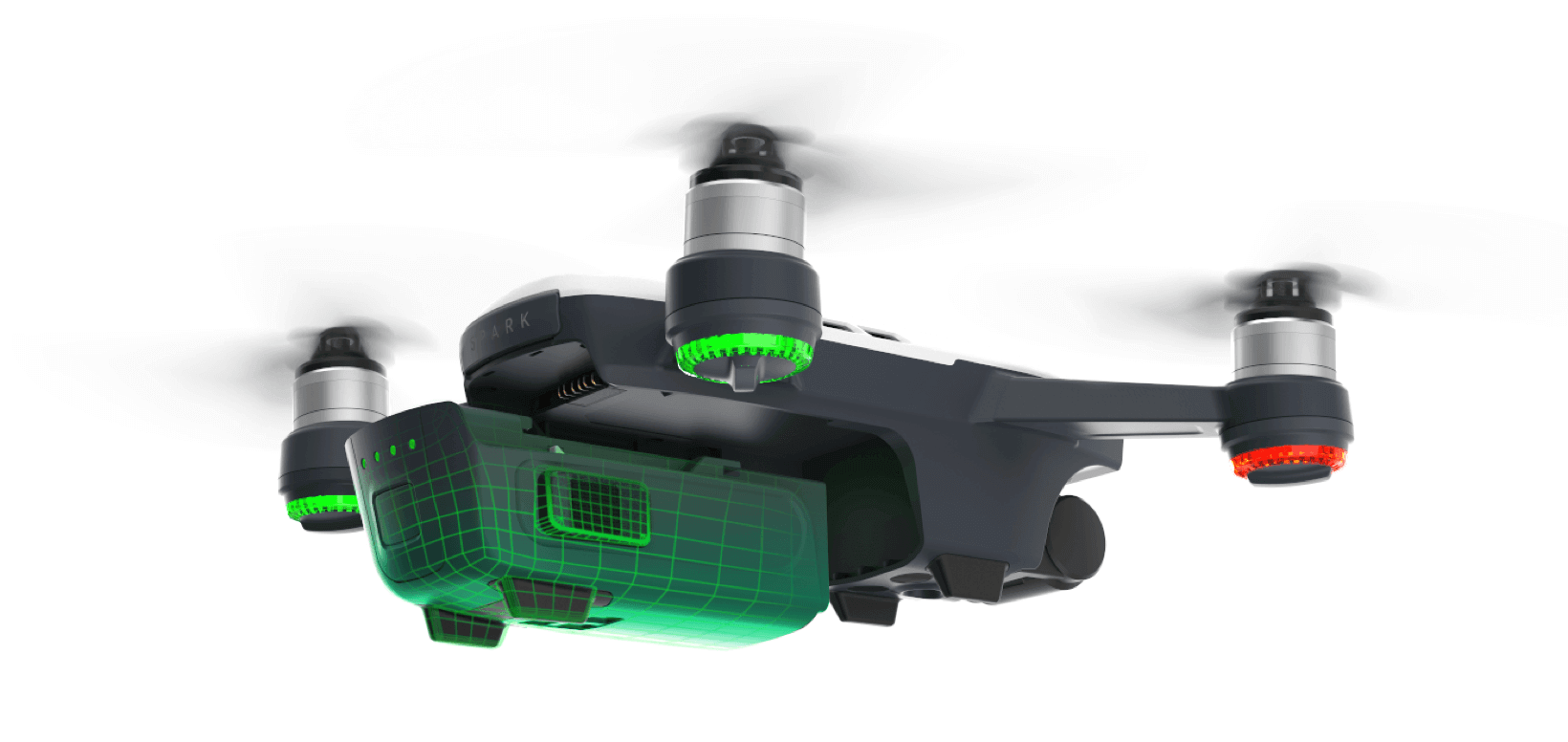 DJI spark время полета
