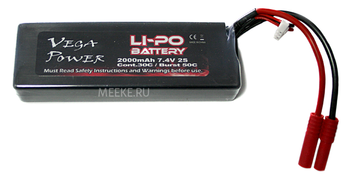 LiPo аккумулятор трагги Himoto Katana 1/10 E10XTL