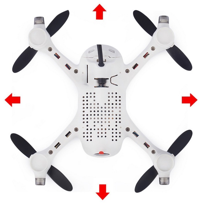 Headless-режим - Мини-квадрокоптер Hubsan H107D+ Plus