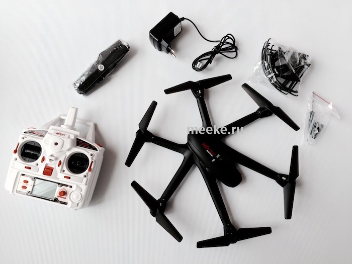 Комплектация квадрокоптера MJX X600