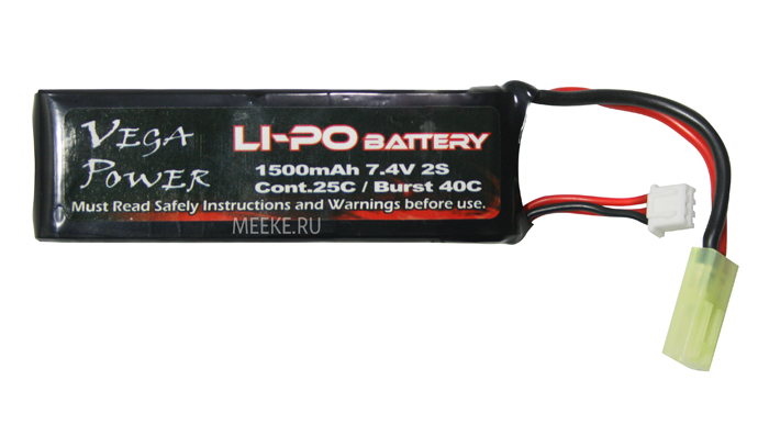 Аккумулятор объемом 1500 mah Himoto Tyronno E18SCL