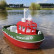 Радиоуправляемый буксир Tugboat черный 2.4G 1:72 — HL-3800-G, фото 10