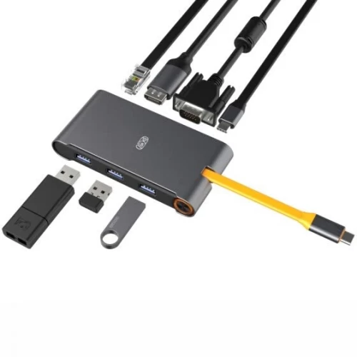 USB-разветвитель J.ZAO HDMI Type-C для Huawei P30, Mate20, MacBook CN — JZ765, фото 1