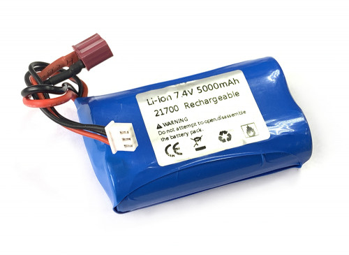 Аккумулятор для машин Remo Hobby 1/16, Li-ion 5000 mAh, 7.4 V — E9315-5000, фото 1