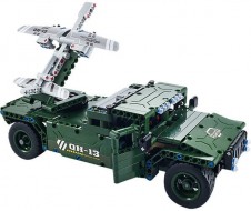 Радиоуправляемый конструктор боевой джип QiHui Technics 4CH 2.4G 502 детали — QH8013