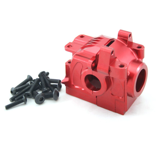 Алюминиевый корпус заднего дифференциала для Remo Hobby 1/8 — A2041-RED, фото 1