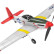 Радиоуправляемый самолет Volantex RC P51D 400мм (синий) 2.4G 4ch LiPo RTF with Gyro — EXA76105RB, фото 2