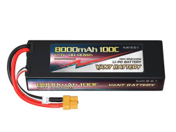 Аккумулятор LiPo Vant - 11.1В 8000мАч 100C (3S, Hardcase, разъём XT60) — 3S-8000