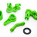 Комплект рулевого управления для Remo Hobby 1/8, тюнинг, зеленый — RP2029-GREEN, фото 1