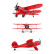 Радиоуправляемый самолет WLtoys Beech D17S RTF 2.4G — XK-A300-RED, фото 3