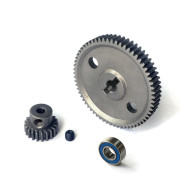 Стальной спур и пиньен для Remo Hobby Mmax 1/10 — G1764+G4121