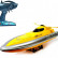 Радиоуправляемый катер Create Toys Yellow Fierce (80 см, 15 км/ч) — CT-3332K-YELLOW, фото 1