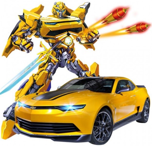 Радиоуправляемый трансформер MZ Chevrolet Camaro 1:14 — MZ-2367PF, фото 1