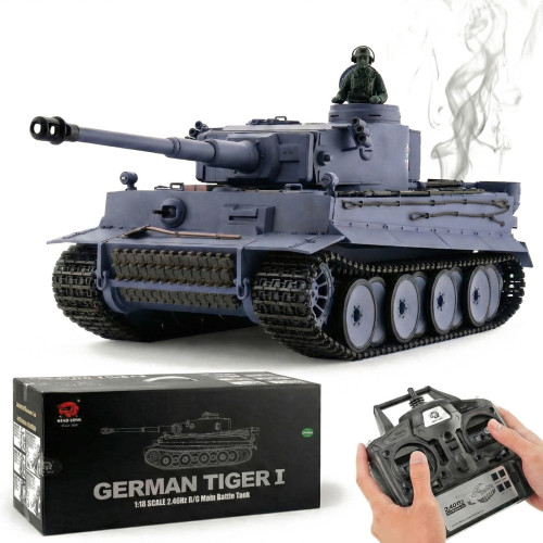 Радиоуправляемый танк Heng Long German Tiger S version V7.0 масштаб 1:16 2.4G — 3818-1-Upg-V7, фото 1
