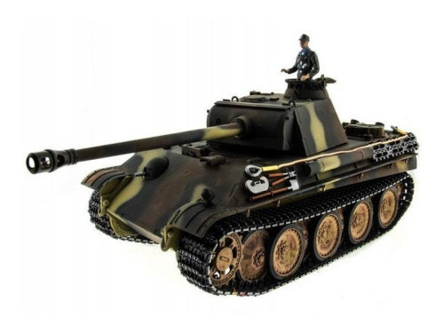 Радиоуправляемый танк Taigen 1/16 Panther type G с ИК пушкой HC вер., башня на 360, подшипники в ред, V3 2.4G RT — TG3879-1GHC-IR3.0, фото 1