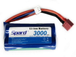 Аккумулятор для машин Remo Hobby 1/16, увеличенной емкости Li-ion 3000 mAh, 7.4 V — E9315-3000