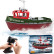 Радиоуправляемый буксир Tugboat черный 2.4G 1:72 — HL-3800-G, фото 1