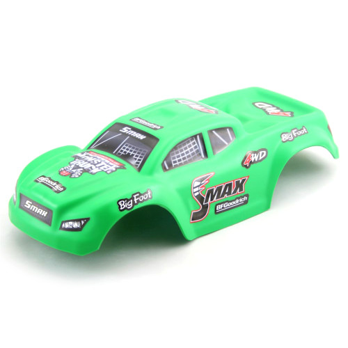 Кузов (корпус, корка) неубивайка зеленая для модели Remo Hobby Smax 1/16 RH1631, RH1635 — RO-3602-GREEN, фото 1