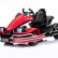 Детский спортивный 3-местный электрокарт Dongma Go Kart Red 12V, фото 1