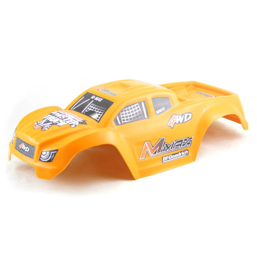 Корпус (кузов, корка) неубивайка желтого цвета для Remo Hobby Mmax 1/10 — RO-3912-YELLOW, фото 1