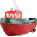 Радиоуправляемый буксир Tugboat черный 2.4G 1:72 — HL-3800-G, фото 7