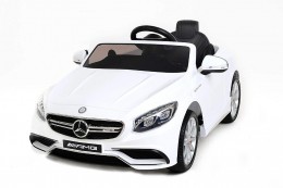 Детский электромобиль Mercedes Benz S63 LUXURY 2.4G White