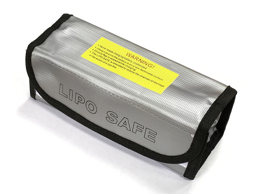 Огнеупорная сумка для хранения аккумуляторов Li-Po Safe bag 185×75×60 мм — Lipo-bag, фото 1
