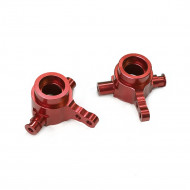 Алюминиевые поворотные кулаки красные для моделей Remo Hobby Mmax, EX3  1/10 — A2328-RED