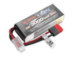 Аккумулятор Li-Po 3000mAh, 7,4V, 25C, T‐plug для автомодели MJX 14301 — MJX-9.1.01.2.0019