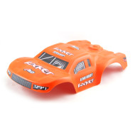 Кузов (корпус, корка) неубивайка оранжевая для модели Remo Hobby Rocket 1/16 RH1621, RH1625 — RO-2602-ORANGE