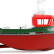 Радиоуправляемый буксир Tugboat черный 2.4G 1:72 — HL-3800-G, фото 6