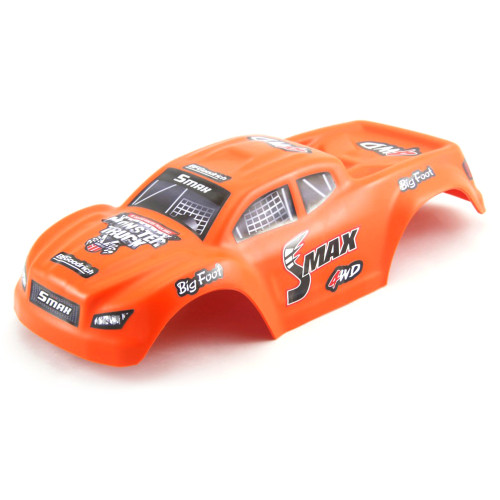 Кузов (корпус, корка) неубивайка оранжевая для модели Remo Hobby Smax 1/16 RH1631, RH1635 — RO-3602-ORANGE, фото 1