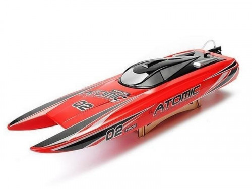 Радиоуправляемый катамаран Volantex RC ATOMIC 700 красный Brushless 2.4G LiPo RTR — EXA79204RR, фото 1