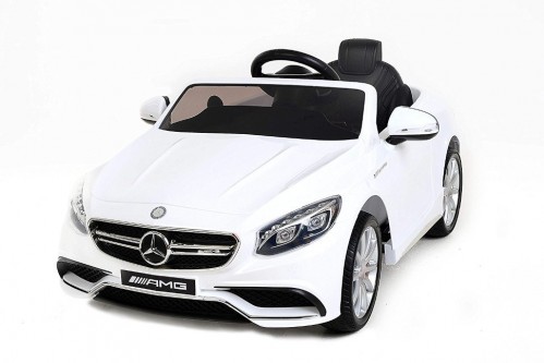 Детский электромобиль Mercedes Benz S63 LUXURY 2.4G White, фото 1