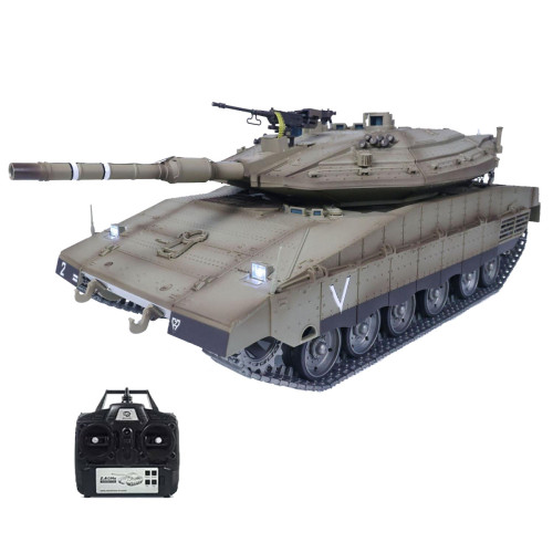 Радиоуправляемый танк Heng Long Merkava MK4 S version V7.0 масштаб 1:16 2.4G — 3958-1Upg V7.0 (HL-3958-1-S-V7), фото 1
