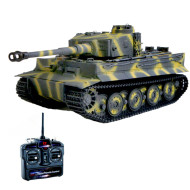 Радиоуправляемый P/У танк Taigen 1/16 Tiger 1 (Германия, поздняя версия) (для ИК боя) V3 2.4G RTR окраска Тики — TG3818-1DT-BTR-IR3.0