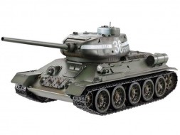 Танк Taigen 1/16 T34-85 (СССР) дым (для ИК боя) V3 2.4G RTR — TGIS3909-B1-3.0