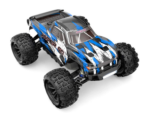 Радиоуправляемый монстр MJX Hyper Go H16H (синий) 4WD 2.4G LED GPS 1/16 RTR — MJX-H16H-BLUE, фото 1