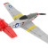 Радиоуправляемый самолет Volantex RC P51D 400мм (синий) 2.4G 4ch LiPo RTF with Gyro — EXA76105RB, фото 8