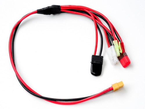 Кабель для зарядного устройства XT60 - TRX/Tamiya/JST/T-plug/Mini Tamiya — GTP-797, фото 1