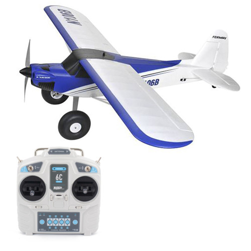 Радиоуправляемый самолет S Cub 1500mm Blue RTF + Flight Controller — TOP127E, фото 1