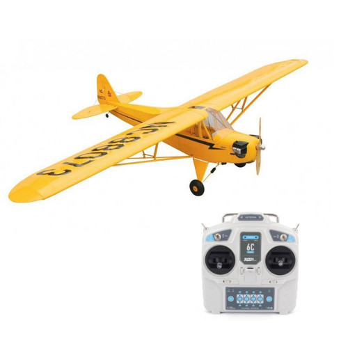 Радиоуправляемый самолет Top RC J3 1400mm Yellow RTF — TOP067C, фото 1
