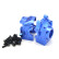 Алюминиевый корпус заднего дифференциала для Remo Hobby 1/8 — A2041-BLUE, фото 1