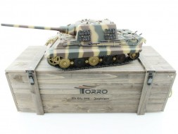 Радиоуправляемый танк Torro Jagdtiger (Metal Edition) 1/16 2.4G, ВВ-пушка, деревянная коробка — TR11122200781