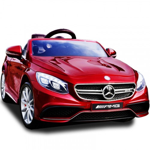 Детский электромобиль Mercedes Benz S63 LUXURY 2.4G Red, фото 1