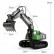 Радиоуправляемый экскаватор HUI NA TOYS масштаб 1:18 2.4G — HN1558-GREEN, фото 5