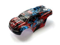 Корпус (корка) красный для Remo Hobby S-evor 1/16 RH1661, RH1665 — D6602