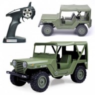 Радиоуправляемый мини-внедорожник Heng Long U.S. M151 Jeep 4WD RTR 1:14 2.4GHz — HL3853C