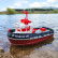 Радиоуправляемый буксир Tugboat черный 2.4G 1:72 — HL-3800-B, фото 10