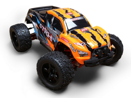 Монстр-трак Remo Hobby RHGT Brushless (оранжевый) 4WD 2.4G 1/10 RTR — RH1036-ORANGE, фото 1